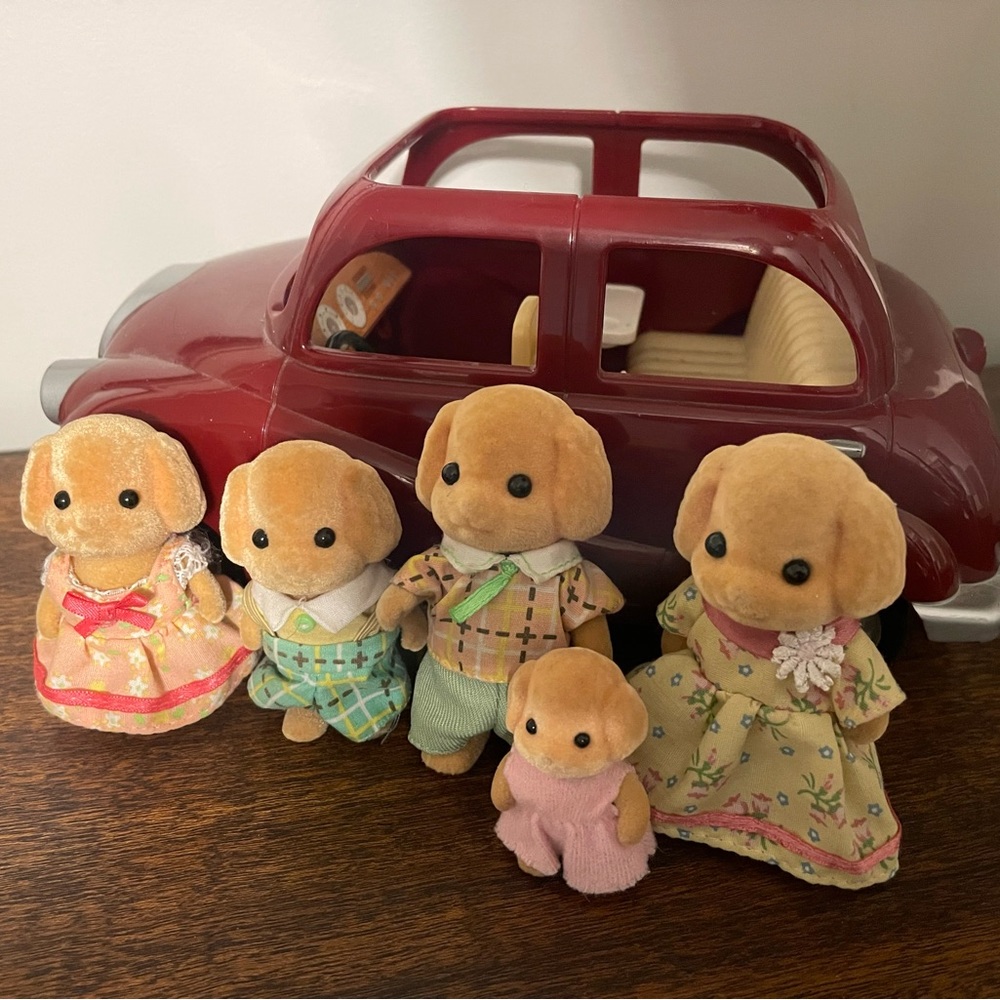 Callico Critter car and family